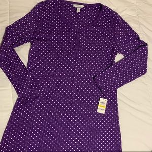 NWT Charter Club Nightgown Purple - Medium